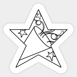 Celebration Star Sticker